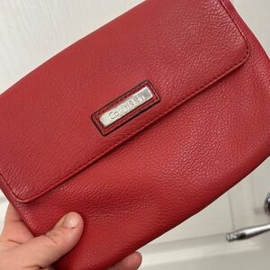 Calvin Klein Cherry Red Crossbody Bag